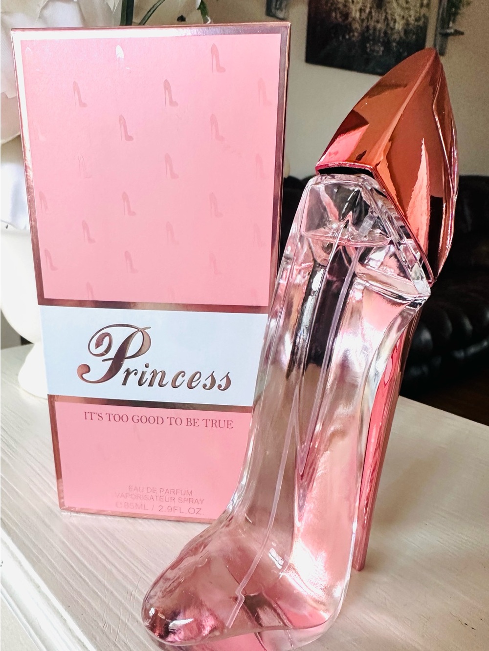 Princess Pink High Heel Lip Gloss — Shiny Pink Lip Shine